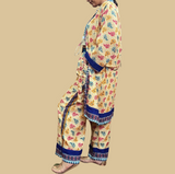 Set de Seda / Kimono con Pantalón
