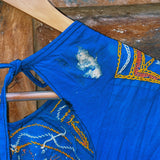 Antiguo Choli o Blusa Gitana Hecha a Mano (Con Defecto)