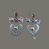 Aretes Artesanales “Amor” de Plata
