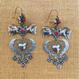 Aretes Artesanales “Amor” de Plata