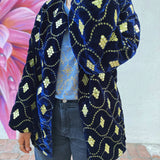Abrigo Gitano y Boho Bordado con Espejos