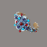 Brazalete Artesanal de Plata Mexicana
