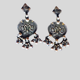 Aretes Pavo real de Plata