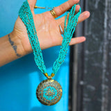 Collar Boho, Artesanal y Vintage de India