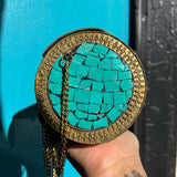 Bolsa / Clutch Boho, Artesanal y Vintage de India