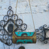 Bolsa / Clutch Boho, Artesanal y Vintage de India