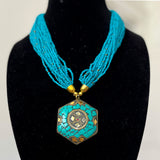 Collar Boho, Artesanal y Vintage de India