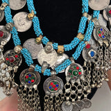 2 en 1 Cinturón y Collar Vintage hecho Artesanalmente por una Tribu Gitana