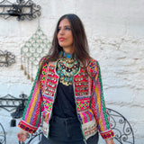 Chamarra Gitana con Piezas Vintage y Artesanales