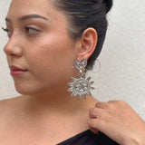 Aretes “Soles Mágicos” de Acero Inoxidable (Plateados)