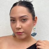 Aretes Amuleto de Acero Inoxidable