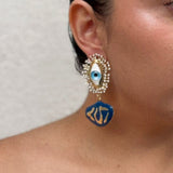 Aretes Amuleto de Acero Inoxidable