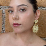 Aretes “Soles Mágicos” de Acero Inoxidable (Dorados)