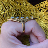Anillos de Brass con 5 Piedras