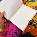 Libreta Artesanal de Piel y Hojas Reciclada de India