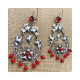 Aretes de Filigrana Artesanal / Plata