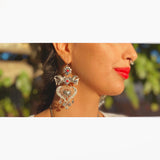 Aretes Artesanales “Amor” de Plata