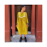 Vestido de Seda Reciclada y Restaurada