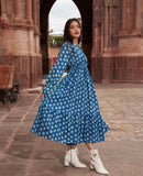 Vestido de Algodón Teñido Artesanalmente