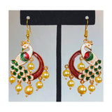 Aretes “Pavo real” de India