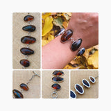 Pulsera de Ámbar y Plata Artesanal