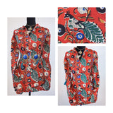 Blusa de Algodón y Block-Print
