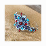 Brazalete Artesanal de Plata Mexicana