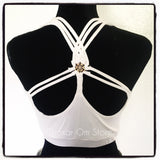 Top o Choli de Lycra Boho y Gitano