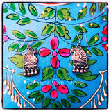 Aretes Pavo real de Plata