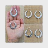 Arracadas de Corazón de Plata