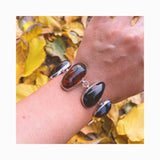 Pulsera de Ámbar y Plata Artesanal