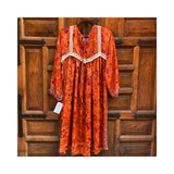 Vestido de Seda Reciclada y Restaurada