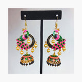 Aretes “Pavo real” de India