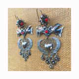 Aretes Artesanales “Amor” de Plata