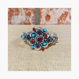 Brazalete Artesanal de Plata Mexicana
