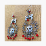 Aretes Tradicionales “Día de Muertos” Filigrana de Plata