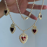 Collar Laminado - Corazones