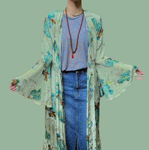 2 en 1 / Vestido y Kimono de Seda