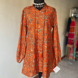 Blusa o Vestido de Seda India (Con Detalle Pequeño)