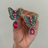 Aretes Boho-Chic de Acero Inoxidable