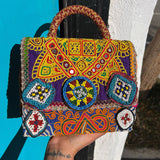 Bolsa / Clutch Gitana, Artesanal y Vintage de Asia