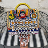 Bolsa / Clutch Gitana, Artesanal y Vintage de Asia