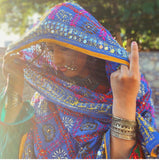 Pañuelo o Dupatta Hecha Artesanalmente