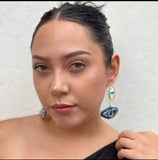 Aretes Bohemios “Amuletos” de Acero Inoxidable