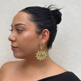 Aretes “Soles Mágicos” de Acero Inoxidable (Dorados)