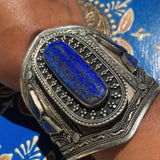 Brazalete Artesanal y Bohemio con Lapislázuli