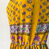 Vestido de Seda de India (con defecto en el estampado en parte del pecho y espalda)