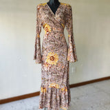 2 en 1 - Kimono y Vestido de Extra Seda India - Largo