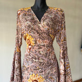 2 en 1 - Kimono y Vestido de Extra Seda India - Largo