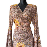 2 en 1 - Kimono y Vestido de Extra Seda India - Largo